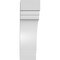 Ekena Millwork 3-in. W x 6-in. D x 10-in. H Pescadero Architectural Grade PVC Knee Brace BRCP03X06X10PEC - alternate 5